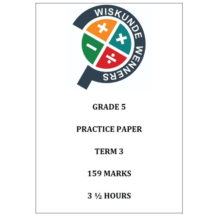 Grade 5 Practice Paper Term 3