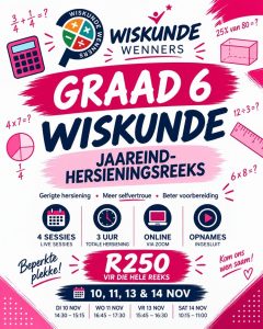 Gereed vir die Wiskunde-jaareindeksamen Gr 6